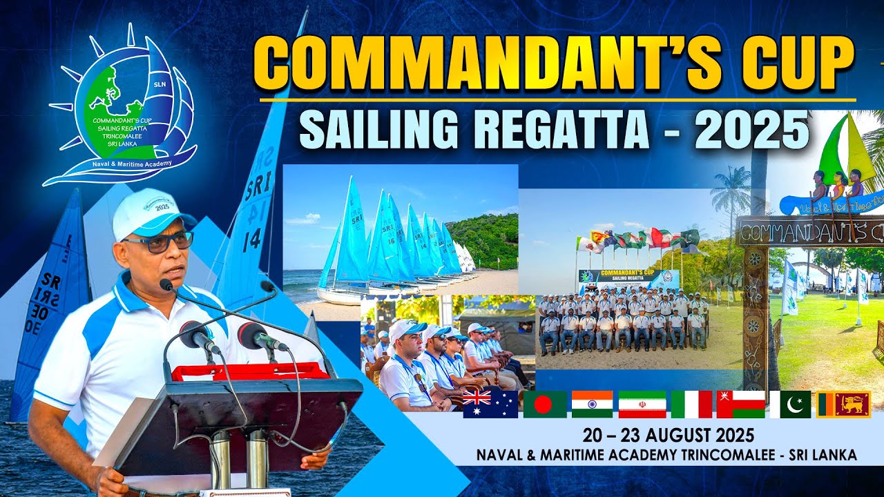 Commandant’s Cup Sailing Regatta 2025 | Opening Ceremony at Naval & Maritime Academy, Trincomalee