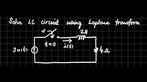 everymaths #28 solution to RL circuit problem using Laplace transform