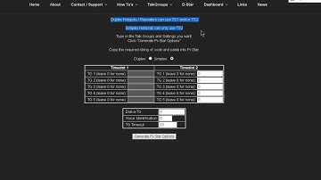 FreeDMR Options Calculator
