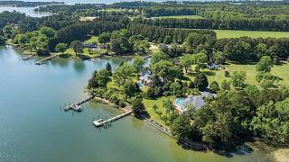 Waterfront Luxury in Oxford, MD | ‘Eagle’s Nest’ Estate with Guest House & Private Pier