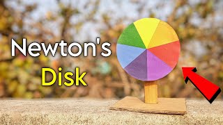 How to Make Newton Disc - Newton Disk colour project Experiment - Newton disk kaise banaye screenshot 5