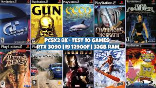 PCSX2 2.7.243 8K Benchmark | 10 PS2 Games Tested | RTX 3090 | i9-12900F | 32GB RAM