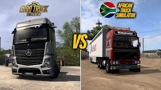 Euro truck simulator 2 vs African truck simulator | ETS2 vs ATS