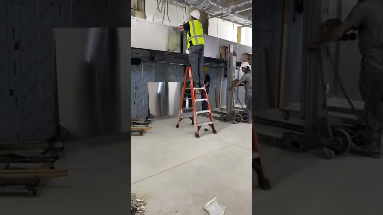 Vendor Kitchen Hood Install 7 8 2022