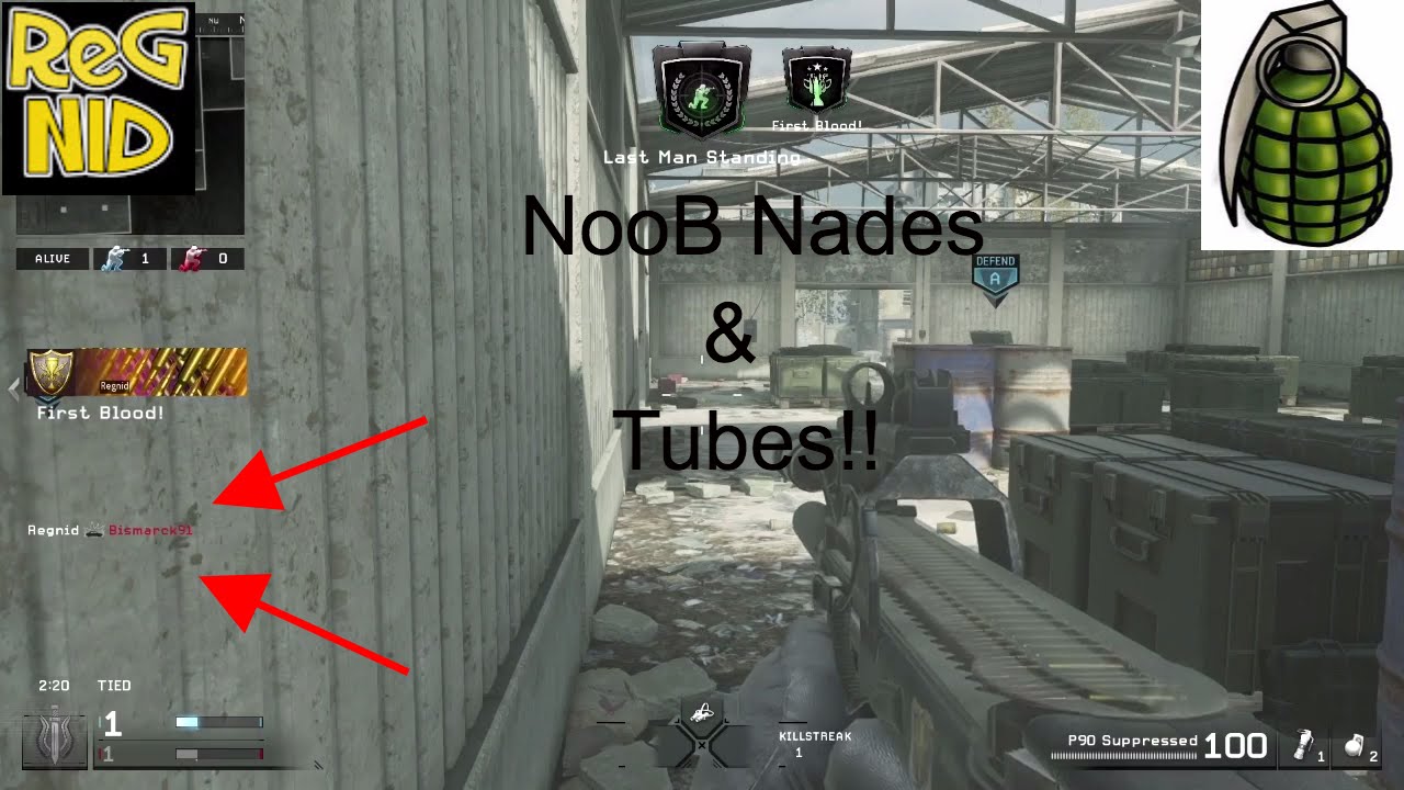 Spawn Nade Locations on Vacant