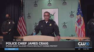 Chief James Craig Speaks On Multiple Arrests During Weekend Protests