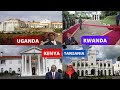 East African Presidents with Their Statehouses | Kenya vs Tanzania vs Uganda