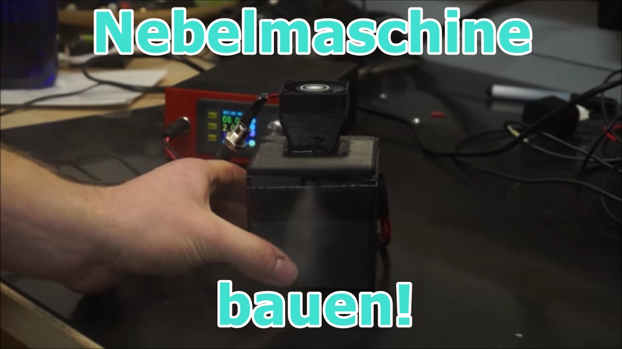 Nebelmaschine bauen! (Modellversuch)