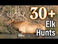 30 hunts in 20 minutes rifle elk hunting  with eastmans hunting journals