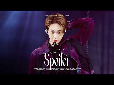 [4K] SHINee ONEW 온유 'Spoiler' | 260531 - The Trilogy I - 2026 SHINee WORLD VIII : [THE INVERT]