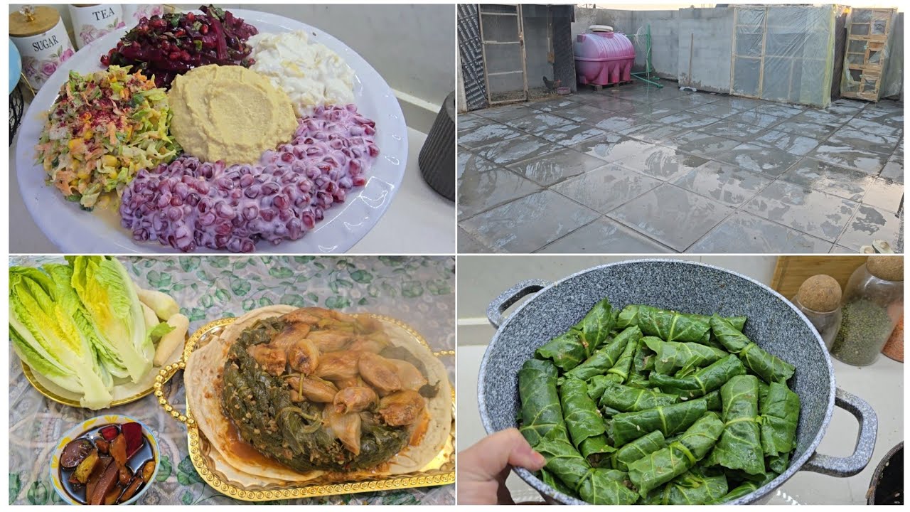 هلا بالعطله وريحه رمضان تنظيف وصفات للشهر الفضيل تفيدكم🌙🤤دك وركص وهلاهل😂غسلت حتى السطح💪