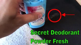 ✅  How To Use Secret Deodorant Antiperspirant Review