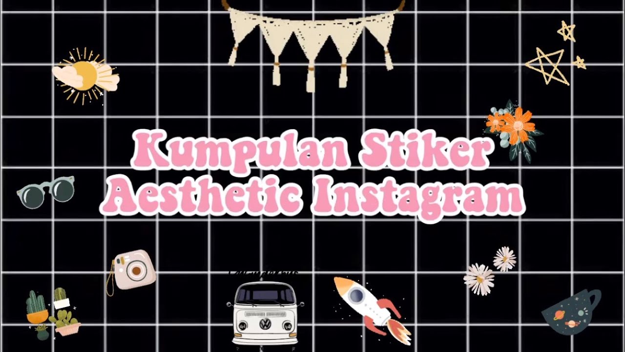 KUMPULAN STIKER  GIF AESTHETIC DI  INSTAGRAM  YouTube