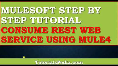 MuleSoft Step By Step Tutorial | Consume a REST Web Service Using Mule4