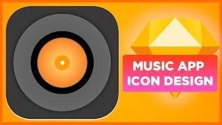 Music App Icon Design in Sketch: Sketch App Tutorial
