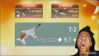 My GRIND for the MITSUBISHI T-2 [Using F-4EJ ADTW, A6M5 Ko 💥💥💥] BRRRRRT Experience HERE!!!