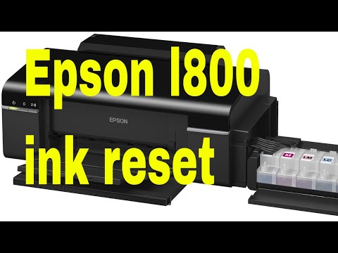 Epson l800 ink reset