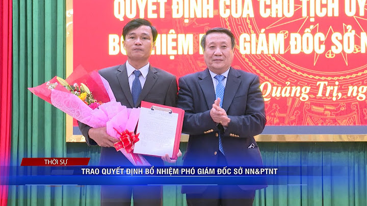 Giang giám đốc sở nông nghiệp thanh hóa năm 2024