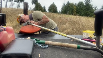 Fastest Way to Clear Fence line Grass - Fence Maintenance