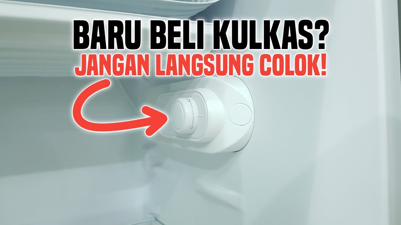 Cara Menggunakan Kulkas 1 Pintu Baru dengan Benar & Setting Suhu Idealnya!