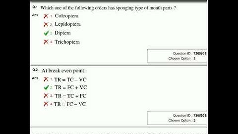 BHU PET MSc Agriculture Entrance Exam 2020 solved question paper part - 1