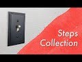 Amerelle steps collection decorative wall switch plates in aged bronze