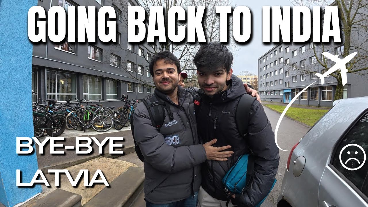 Leaving Latvia - Going Back to India 🇮🇳 || No Jobs in Europe 