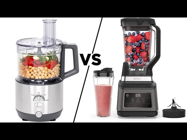 Food processor vs blender: What's the difference?