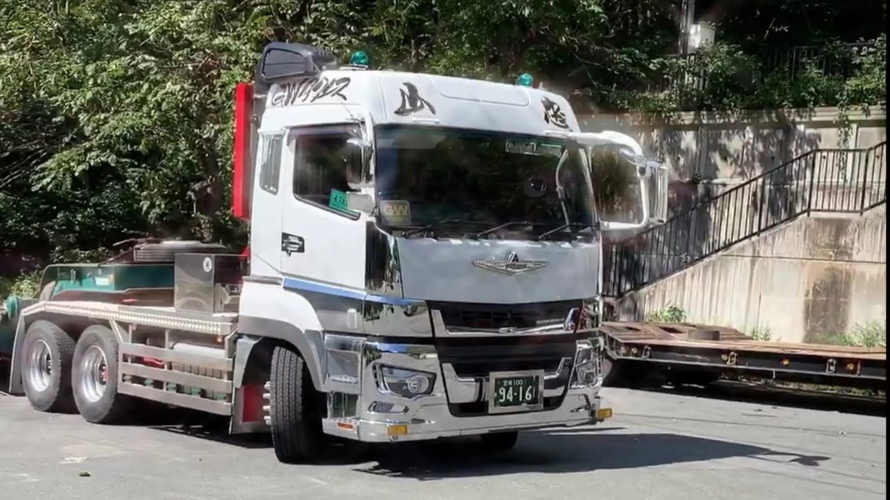 デコトラ 重トレ Newスパグレ師匠 ๑ ᴗ 色んな重機 Buck Tick 悪の華にのせてw Seaちゃんねる