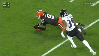Browns recover muffed punt!
