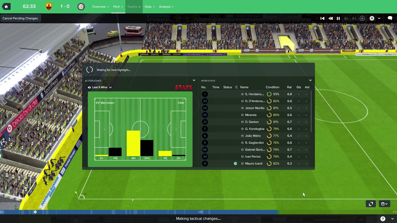 Football Manager 2017 gameplay on Core2Duo 3.0GHz GeForce GT 630
