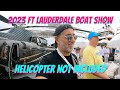 2023 Fort Lauderdale International Boat Show: Yachts, Ferraris and Helicopters Full Tour