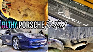 Car Detailing A Filthy Porsche 911 Carrera 4s ... Interior & Exterior Restoration How To.