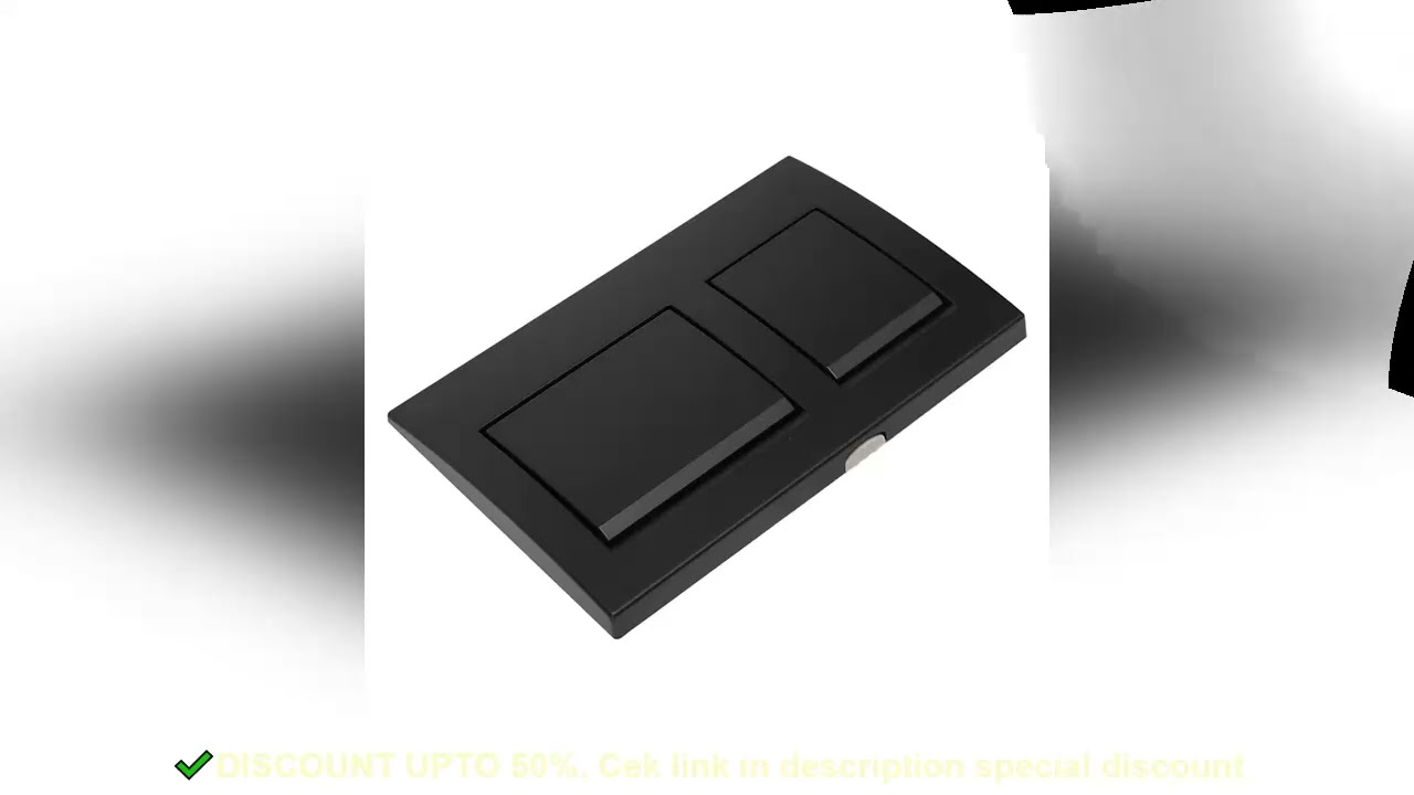 B23B Toilet Push Plate For Geberit ALPHA 15 Chrome Dual Flush Plate Plastic Black Dual Flush Plate B