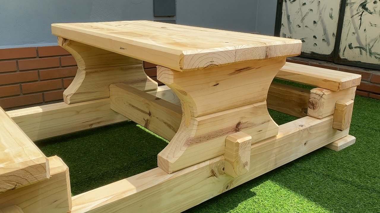 WOODWORKING - Design Ideas for Your Outdoor Living Space // Easy Outdoor Garden & Patio Furniture