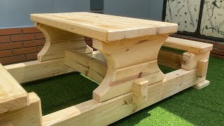 WOODWORKING - Design Ideas for Your Outdoor Living Space // Easy Outdoor Garden & Patio Furniture