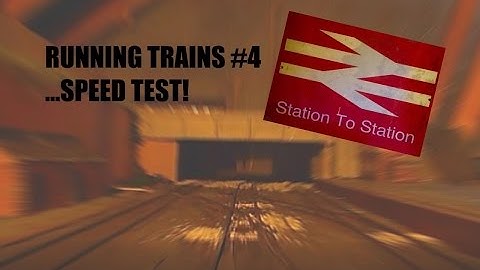 Station To Station - Attic Model Railway: Running Trains #4 - Onboard View