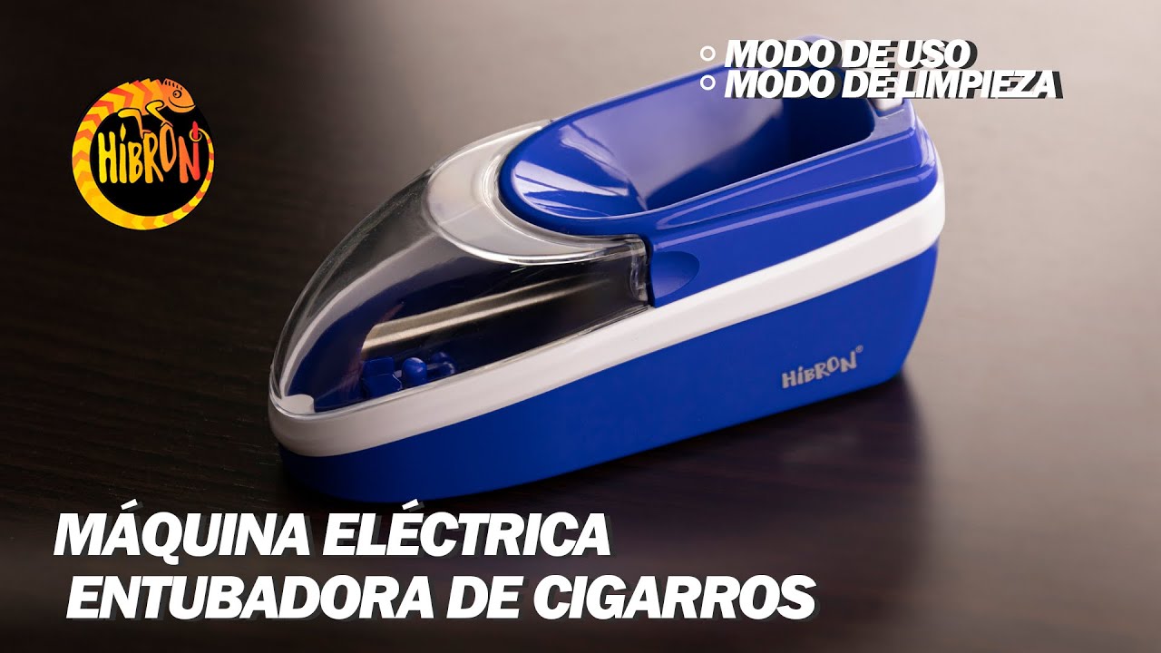 HIBRON  Maquina Eléctrica Entubadora de Cigarros Modelo 58001 TUTORIAL 