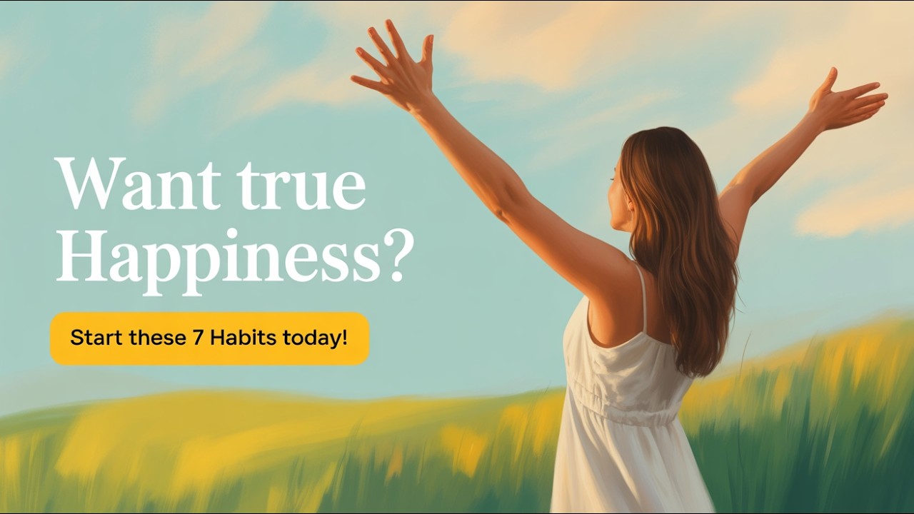 7 Simple Habits to Start Today for a Happier, More Joyful Future | Psychology Tips