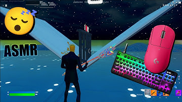 Chill ASMR🤩 1v1 BUILD FIGHT🏆Satisfying Fortnite Keyboard Sounds