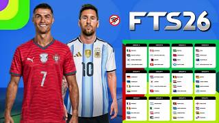 FTS 26 MOBILE™ FIFA WORLD CUP 2026 UPDATE ANDROID OFFLINE 300 MB NEW KITS REAL FACES FULL TRANSFERS screenshot 4