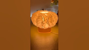 DIY modern paper lamp✨cute lampshade❤️