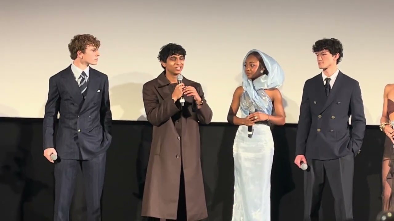 Walker Scobell & Aryan Simhadri talk character growth at Percy Jackson season 2 London premiere