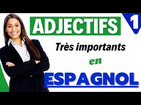 Vidéo: Qu'est-ce que les adjectifs invariables en espagnol ?