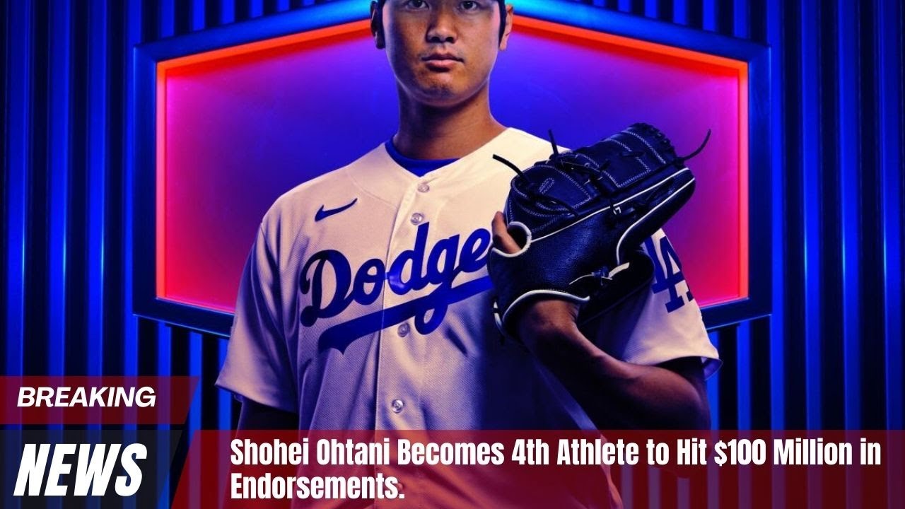 Shohei Ohtani Becomes 4th Athlete to Hit $100 Million in Endorsements 