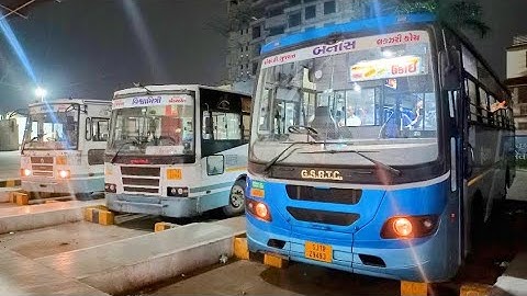 GSRTC Mini Bus, Gurjar Nagri And Luxury Bus Departure Of Ranip Bus Port