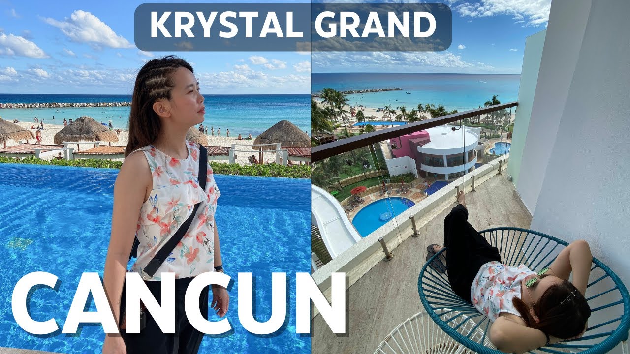 ALL-INCLUSIVE RESORT in Krystal Grand Cancun, Mexico!  2021 Vlog Part 1