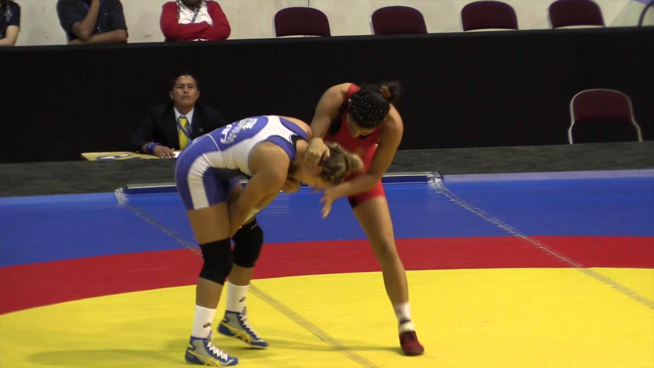 2014 Junior Pan-American Championships: 59 kg Caroline Silva (BRA) vs. Braxton Papadopoulos (CAN)