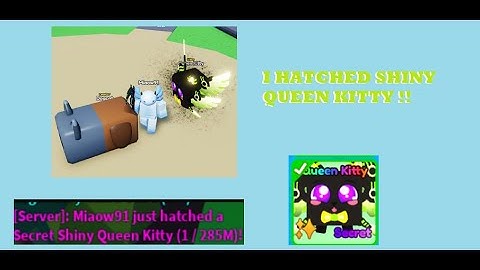 I Hatched *SHINY* QUEEN KITTY in Mining Simulator 2 ! (Roblox)