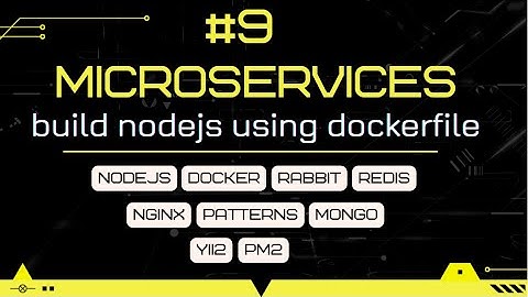 Building and Dockerizing NodeJS. Creating logger microservice using docker compose and dockerfile.